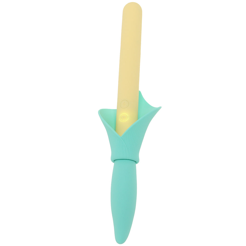 Vala Fiercely Powerful Silicone Flower Vibe in Yellow Vibrators > Clitoral Stimulators