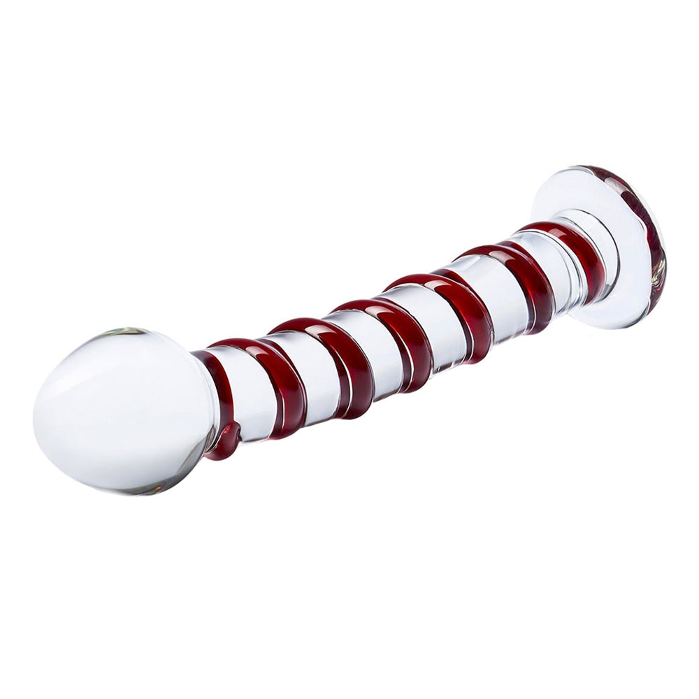 gläs 8 Inch Mr. Swirly Dildo Dildo Sex Toys > G-Spot Dildos