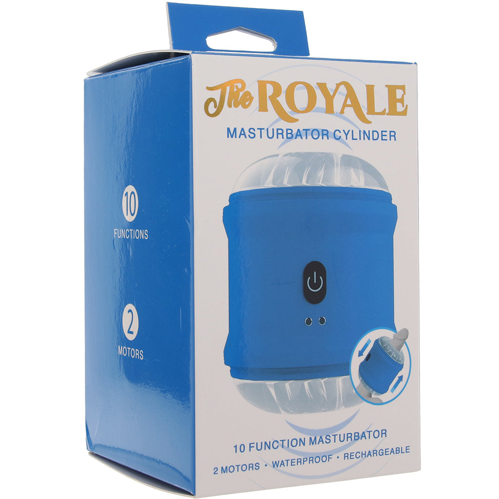 The Royale Masturbation Cylinder Stroker Male Masturbators > Vibrating