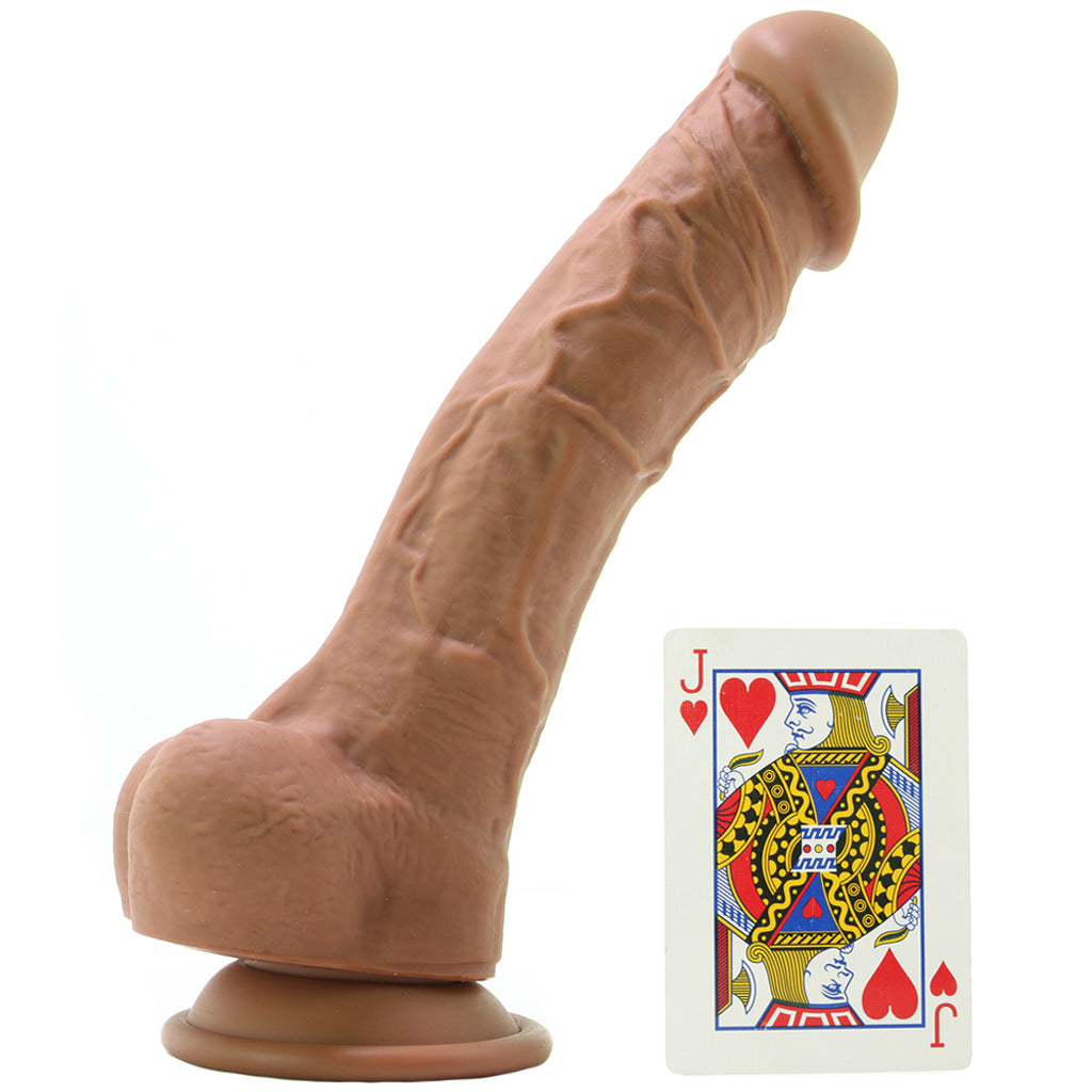 Colours Pleasures 8 Inch Dildo in Brown Dildo Sex Toys > Realistic Dildos