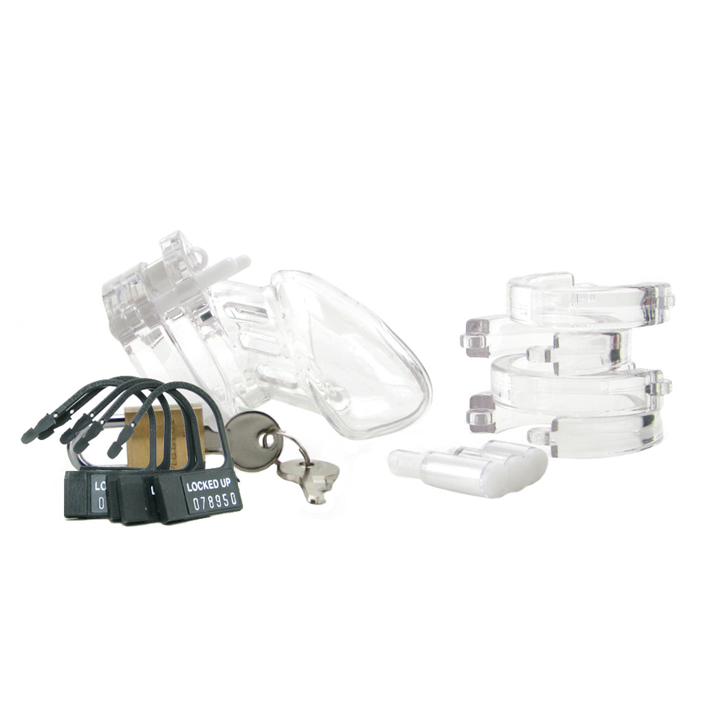 CB-6000S Clear Male Chastity Device in 2.5 Inch Bondage and Fetish > Cock and Ball Devices