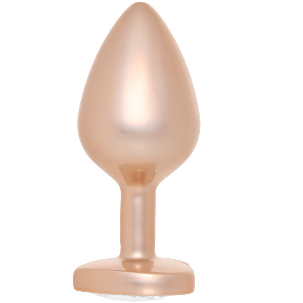 Booty Bling Gold Metal Jewelled Butt Plug in Medium Anal Sex Toys > Butt Plugs