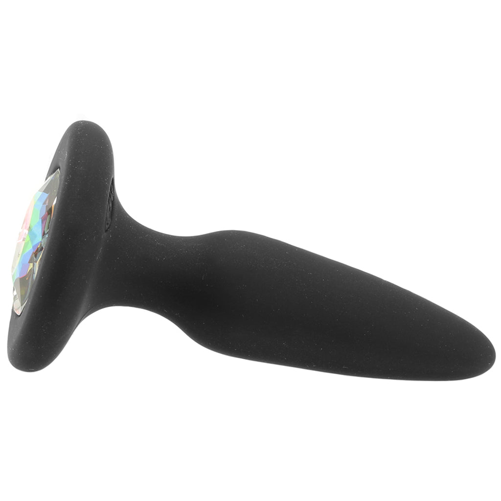 Glams Mini Rainbow Gem Silicone Butt Plug Anal Sex Toys > Butt Plugs