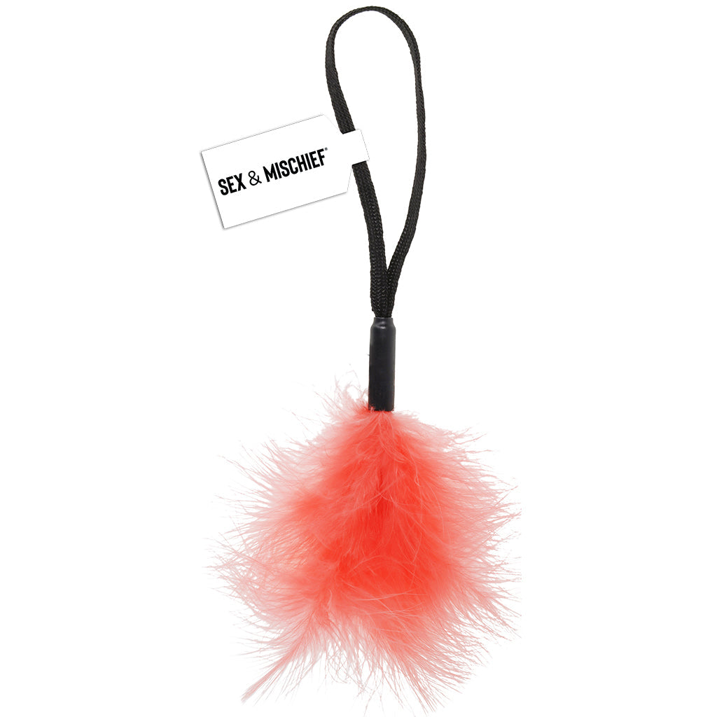 S&M Peaches 'n CreaMe Wrist Feather Ticker in Peach Sensual Love > Ticklers & Teasers