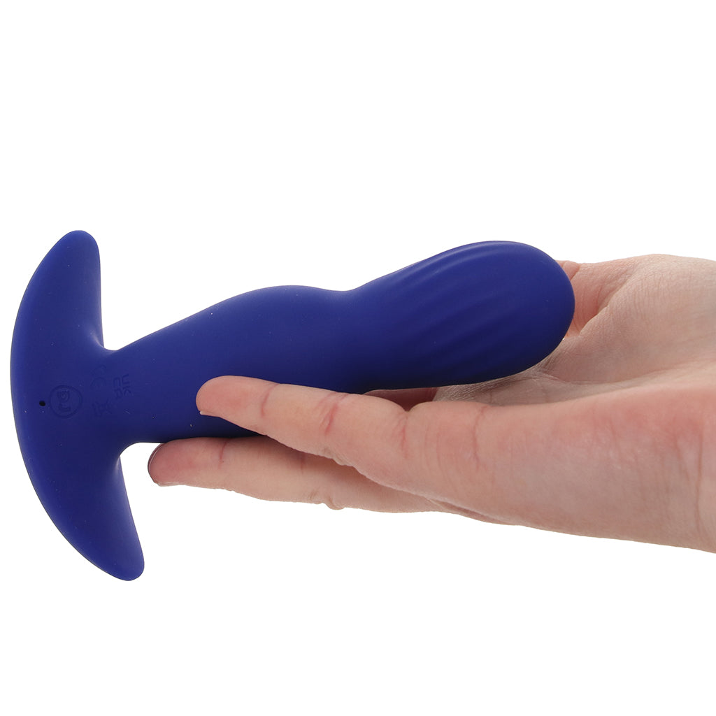 A-Play Expander 5.75 Inch Vibrating Plug in Royal Blue Anal Sex Toys > Anal Vibrators