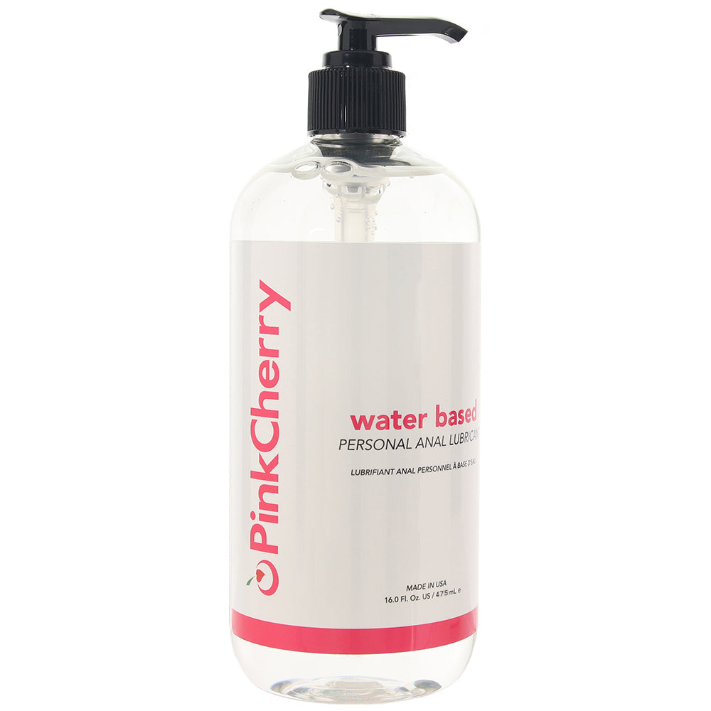 PinkCherry Water Based Anal Lubricant in 16oz/475ml Lubes and Lotions > Anal Sex Lubes