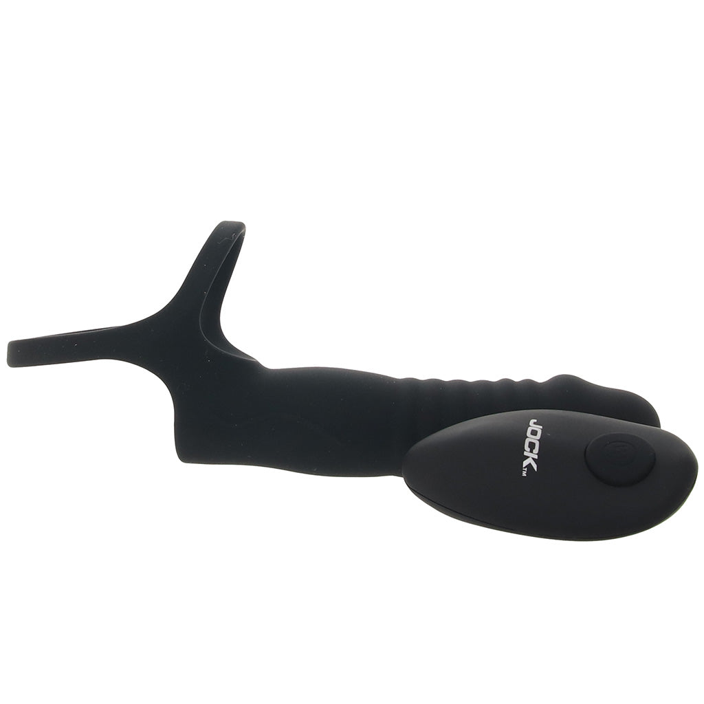 Jock Double Thrust Remote Vibe with C-Ring Anal Sex Toys > Anal Vibrators