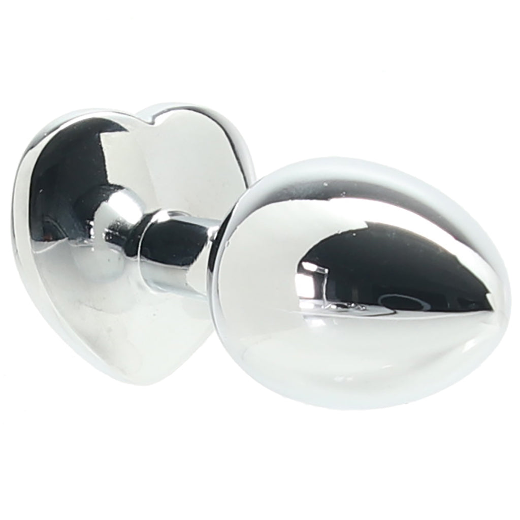 Ouch! Pink Heart Gem Plug in Small Anal Sex Toys > Butt Plugs