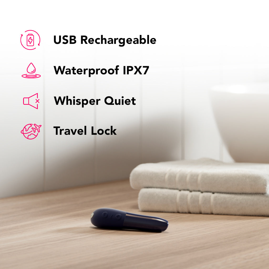 Fifty Shades X We-Vibe Come To Bed Couple's Kit Vibrators > Bullet and Egg Vibrators