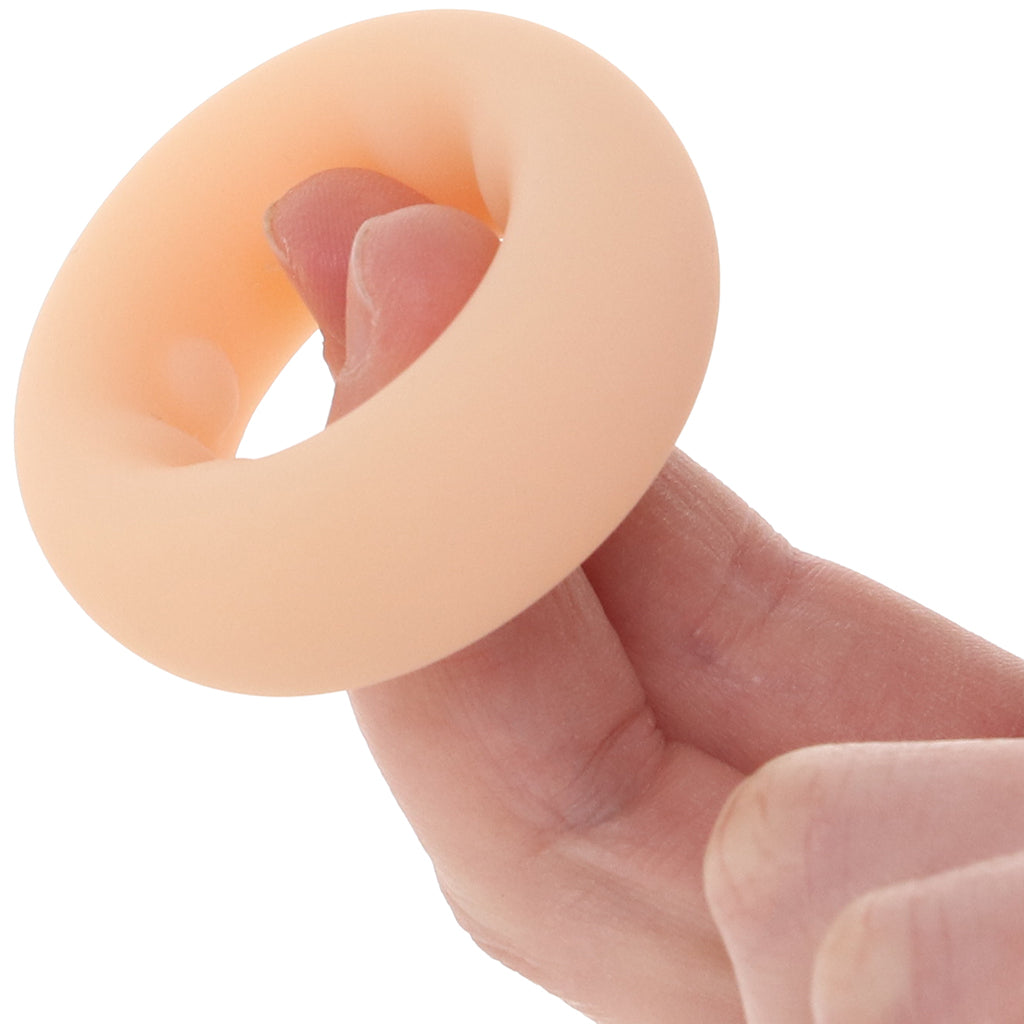 Gunner Liquid Silicone Super Stretch C-Ring in Light Cock Rings