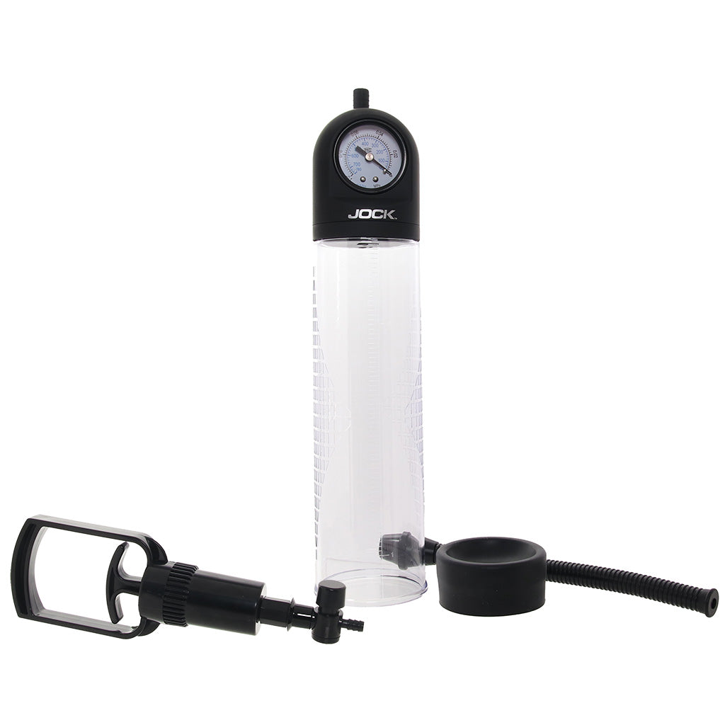 Jock Pump Up Pull Rod Penis Pump with Pressure Gauge Male Enhancement > Penis Pumps