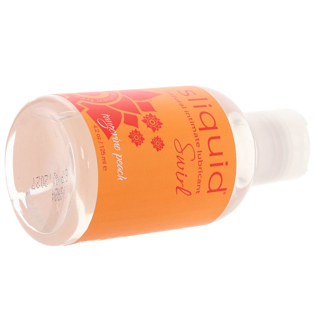 Swirl Flavored Lube 4.2oz/125ml in Tangerine Peach Lubes and Lotions > Flavored Sex Lubes