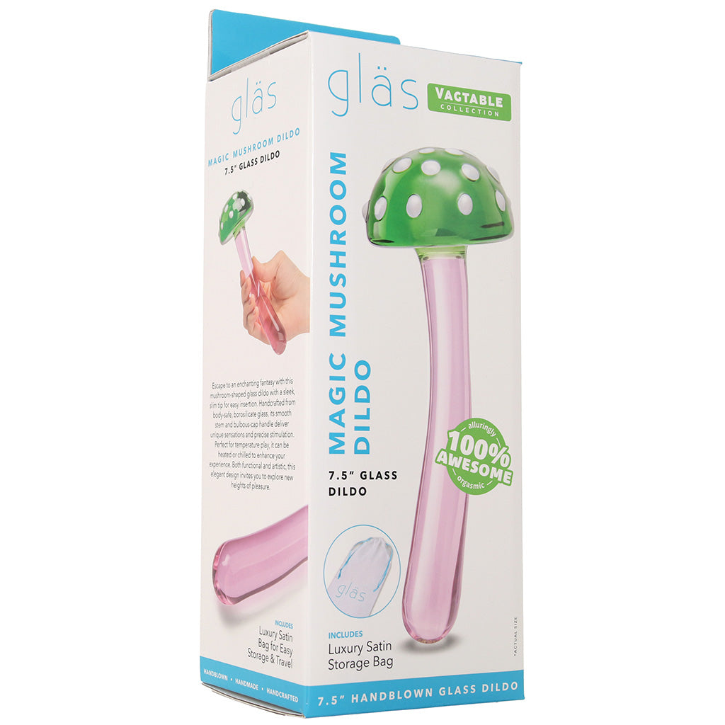 gläs Magic Mushroom Glass Dildo Dildo Sex Toys > Pyrex Glass Dildos