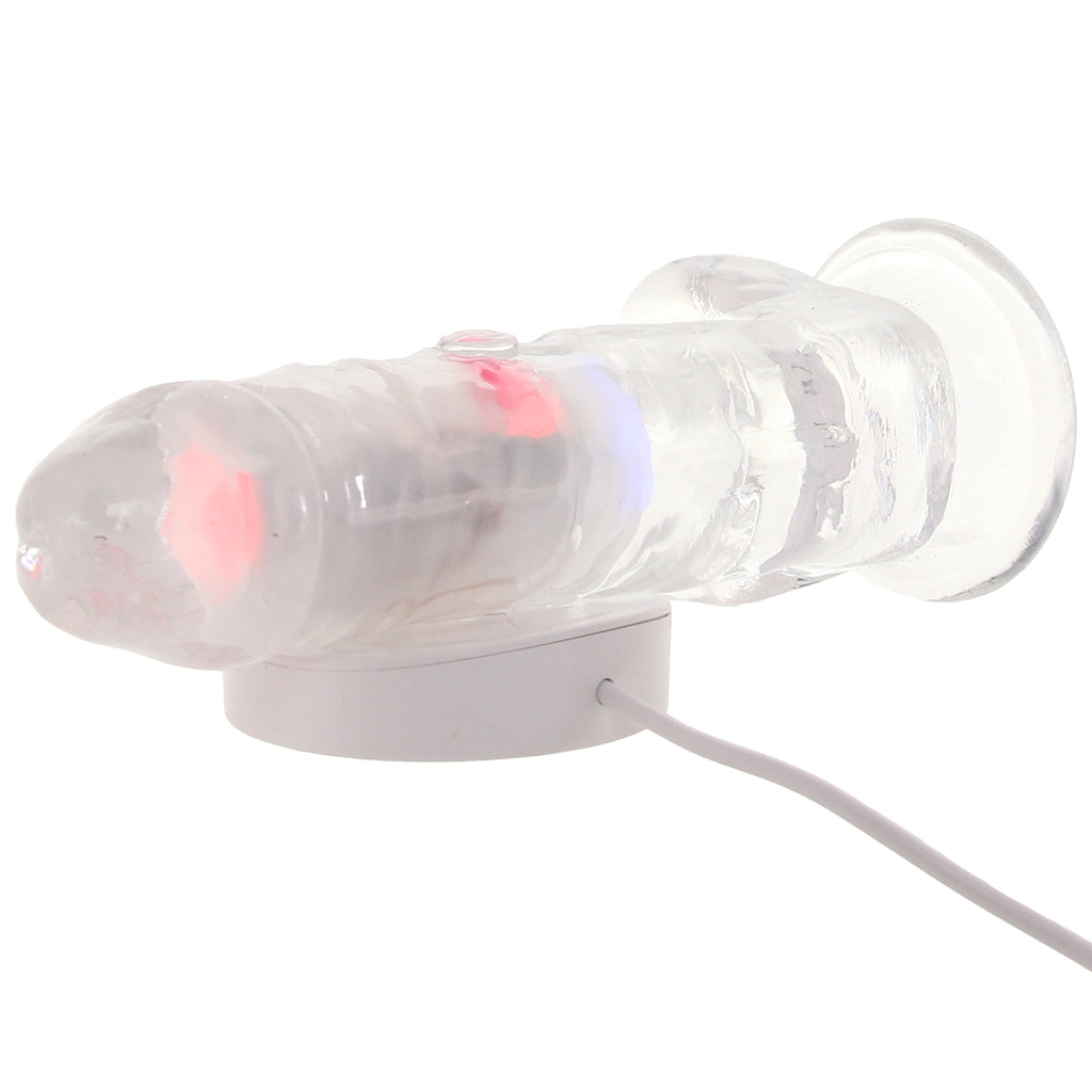 RealRock 6 Inch Light Up Vibrating Ballsy Dildo Vibrators > Realistic Vibrator Dildos