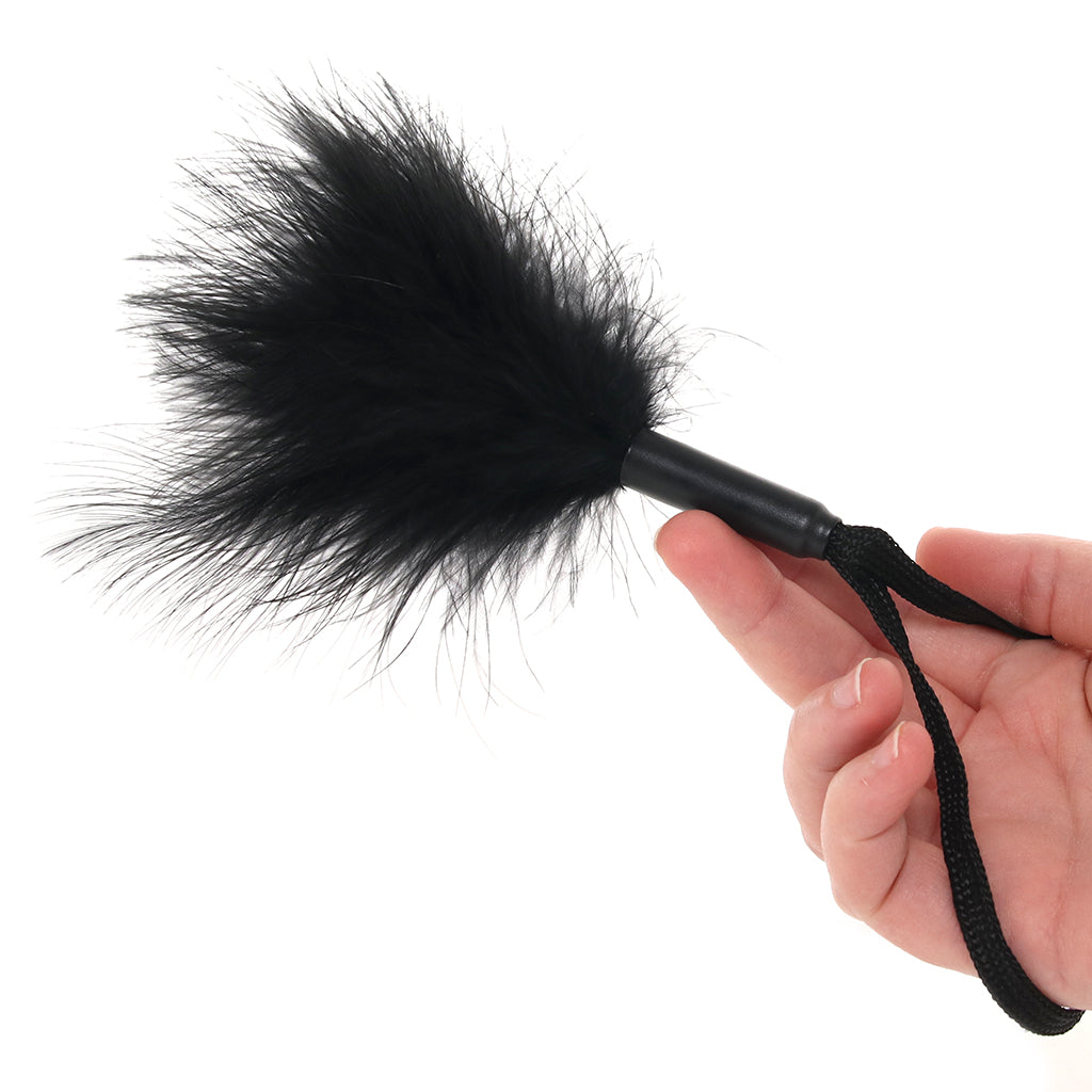 S&M Peaches 'n CreaMe Wrist Feather Ticker in Black Sensual Love > Ticklers & Teasers