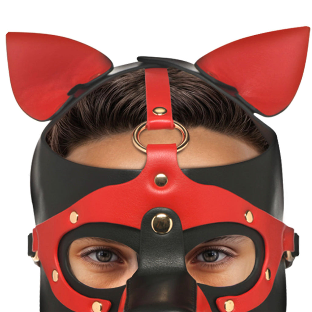 Master Series Hound Hood with Muzzle Bondage and Fetish > Pleasure Masks and Dress Up Play