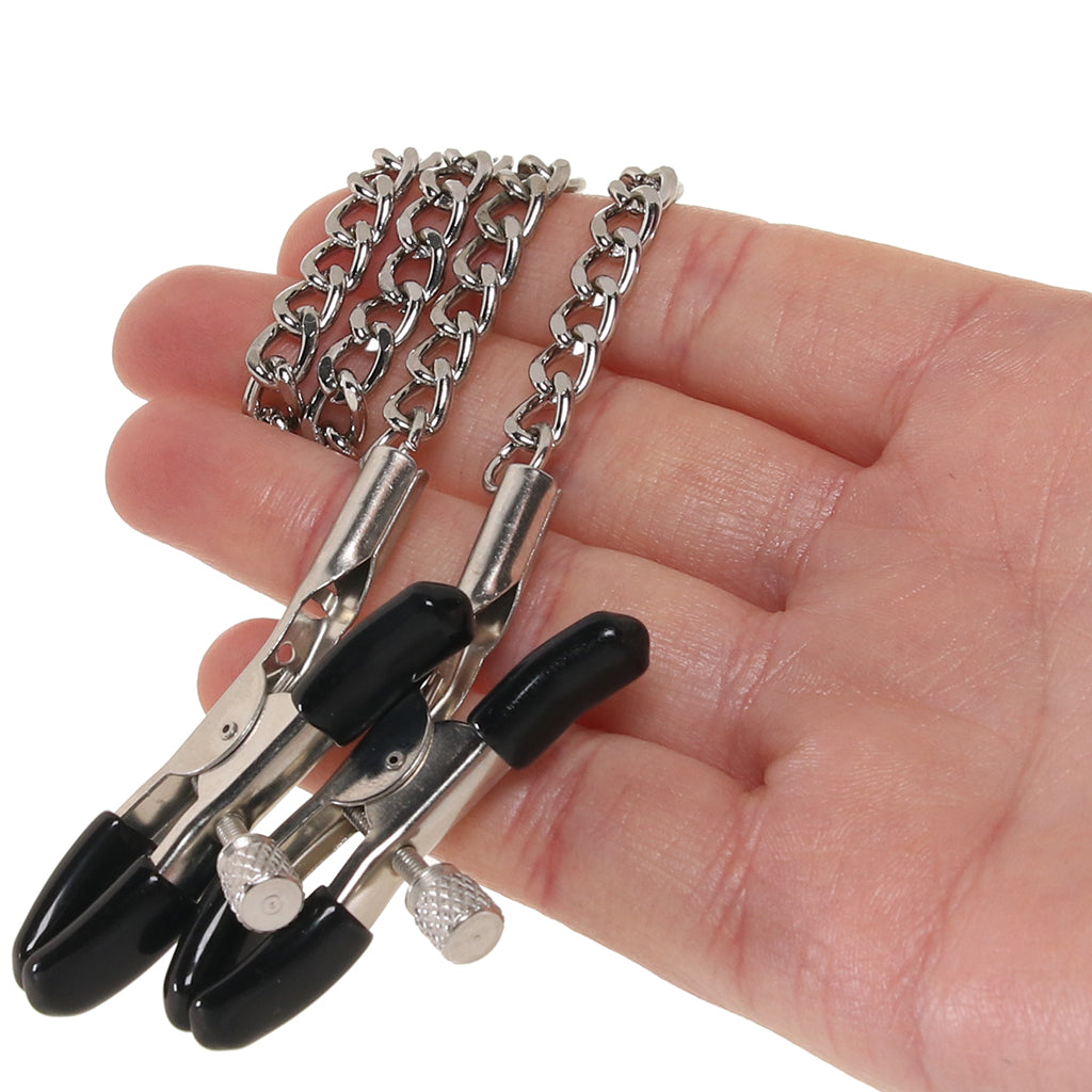 nipple play Bull Nose Nipple Clamps Bondage and Fetish > Nipple Stimulators & Clamps