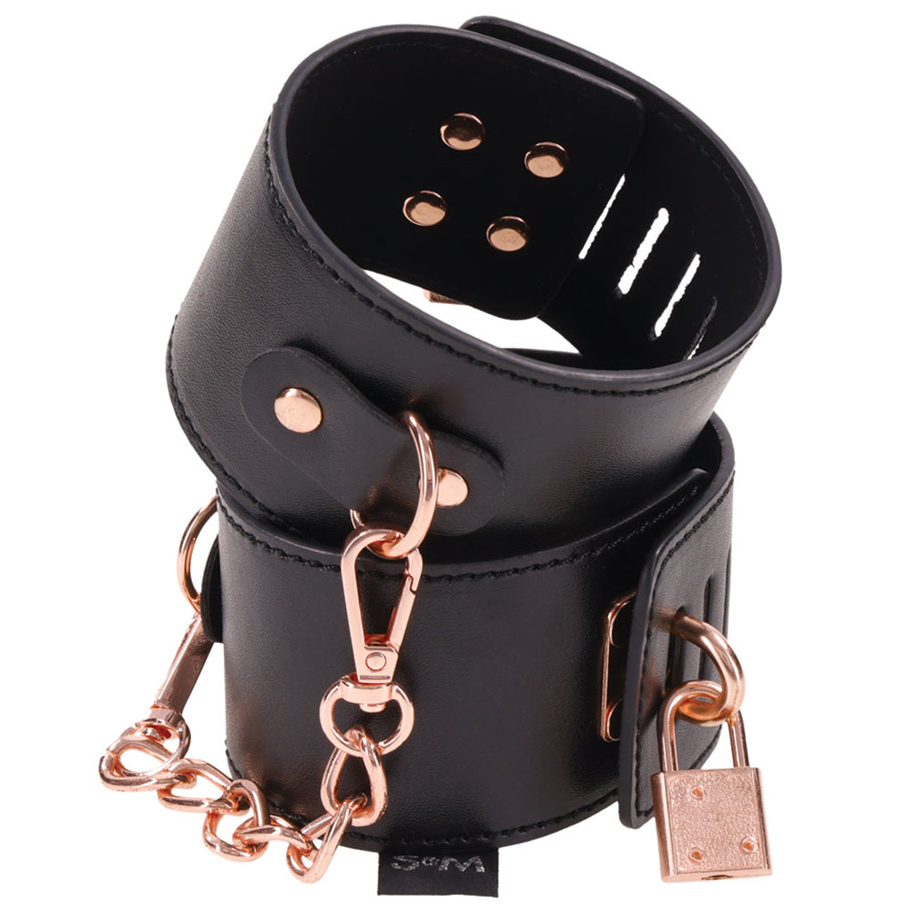 Sex & Mischief Brat Locking Cuffs Bondage and Fetish > Wrist and Ankle Cuffs