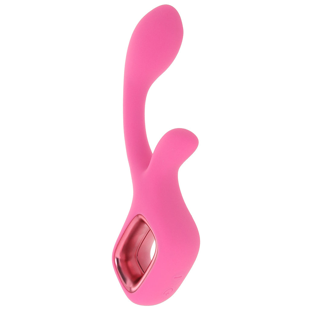 Pretty in Pink Velvet G-Spot Rabbit Vibe Vibrators > Rabbit Vibrators