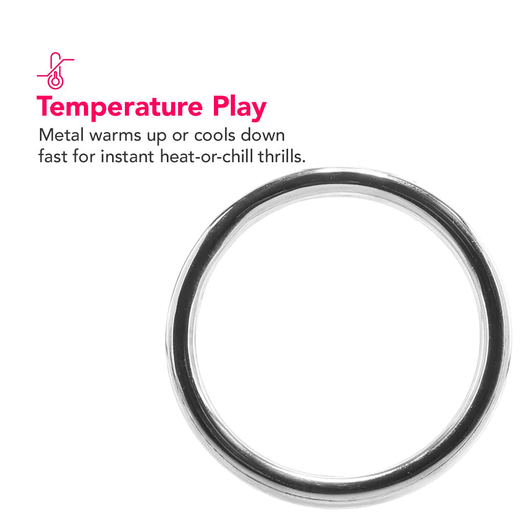 Stainless Steel 3 Piece Cock Ring Set Cock Rings