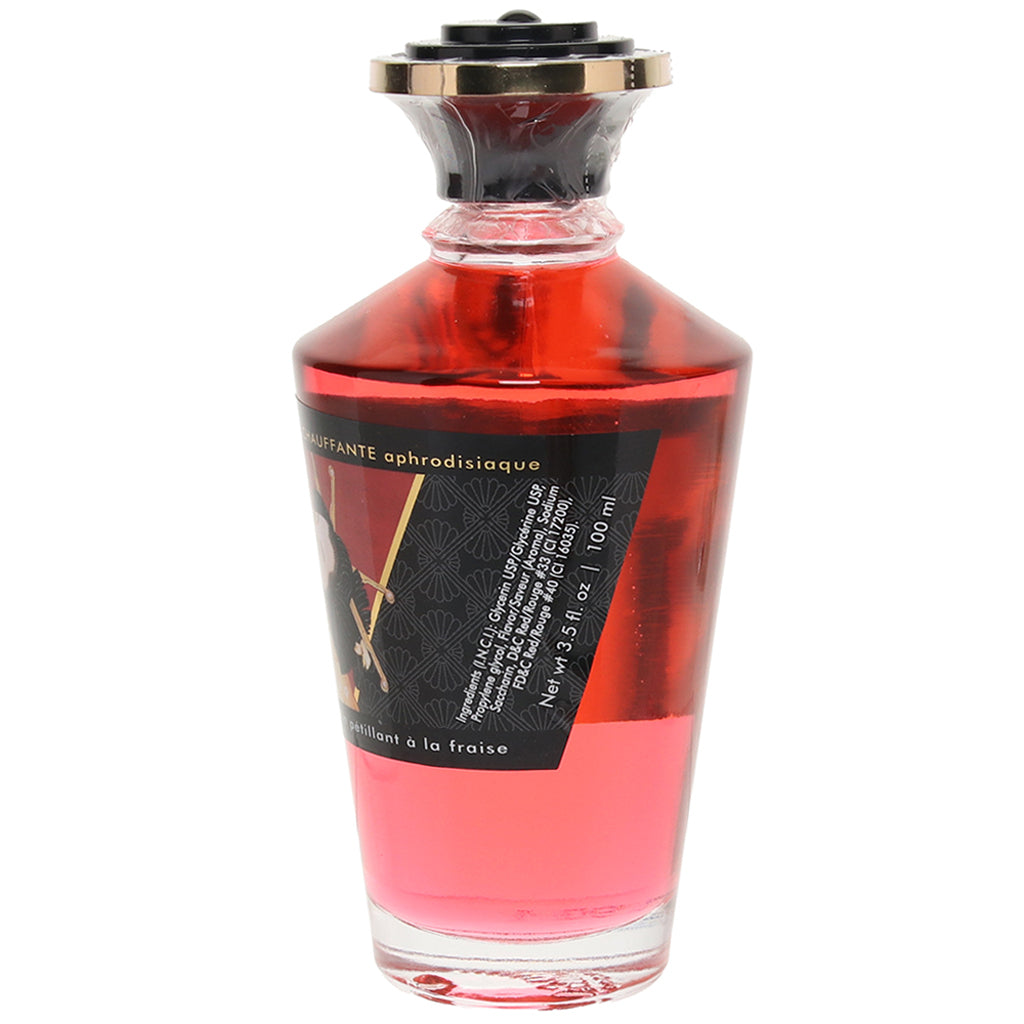 Aphrodisiac Warming Oil 3.5oz/100ml in Sparkling Strawberry Sensual Love > Massage