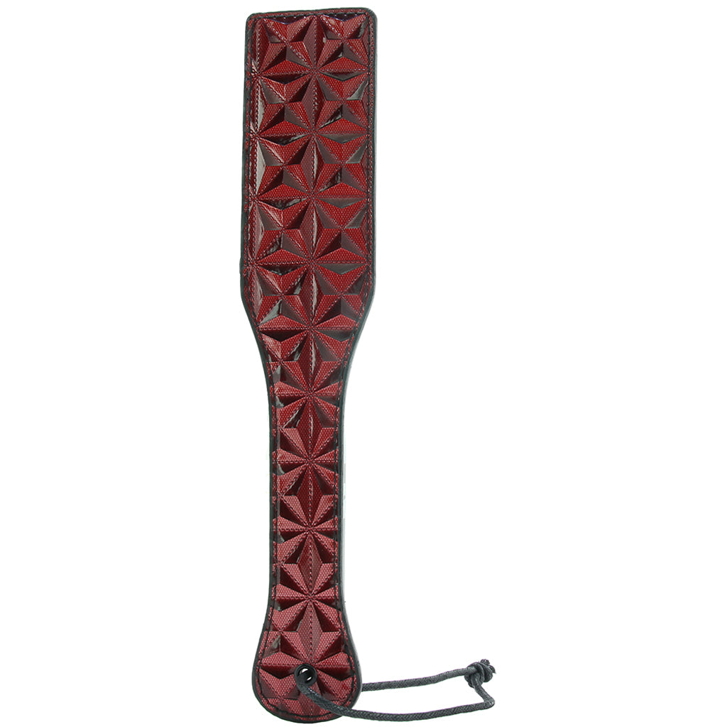 Ouch! Luxury Paddle in Burgundy Bondage and Fetish > Whips and Crops
