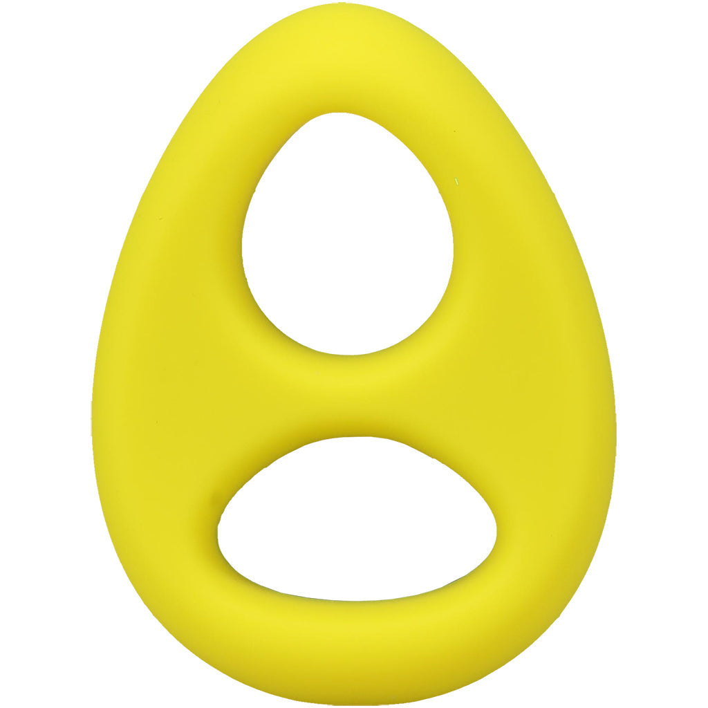 Rock Solid The Code C-Ring and Bandana Set in Yellow Cock Rings