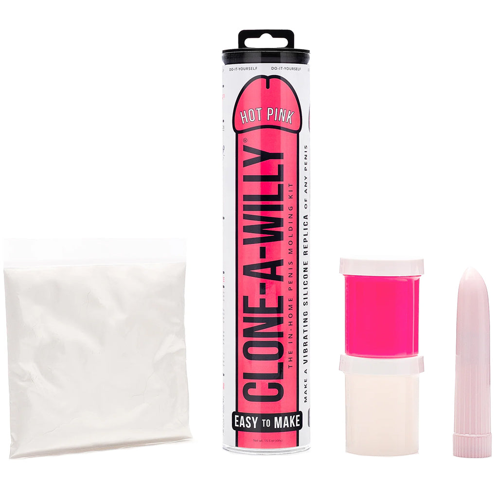 Clone-A-Willy Vibrator Kit in Hot Pink Dildo Sex Toys > Realistic Dildos