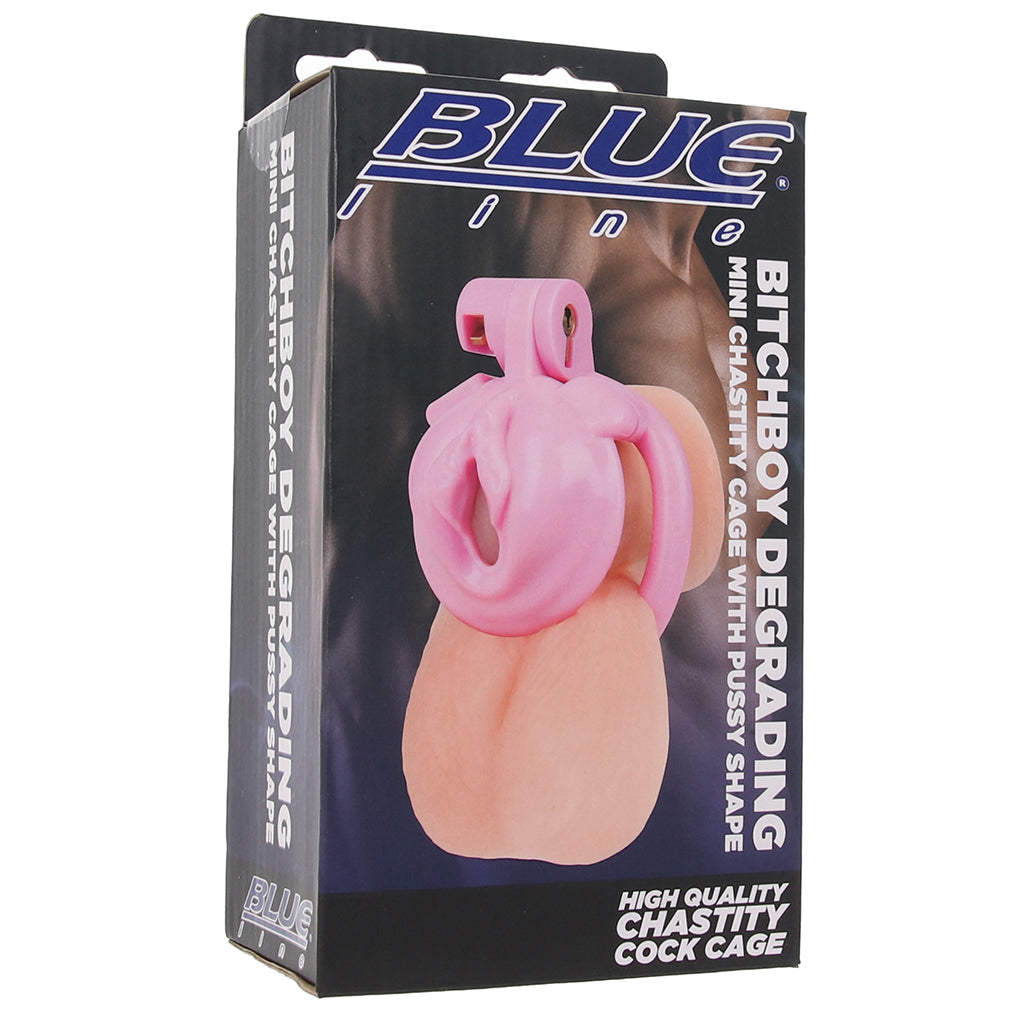 Blueline Bitchboy Degrading Mini Chastity Cage Bondage and Fetish > Cock and Ball Devices