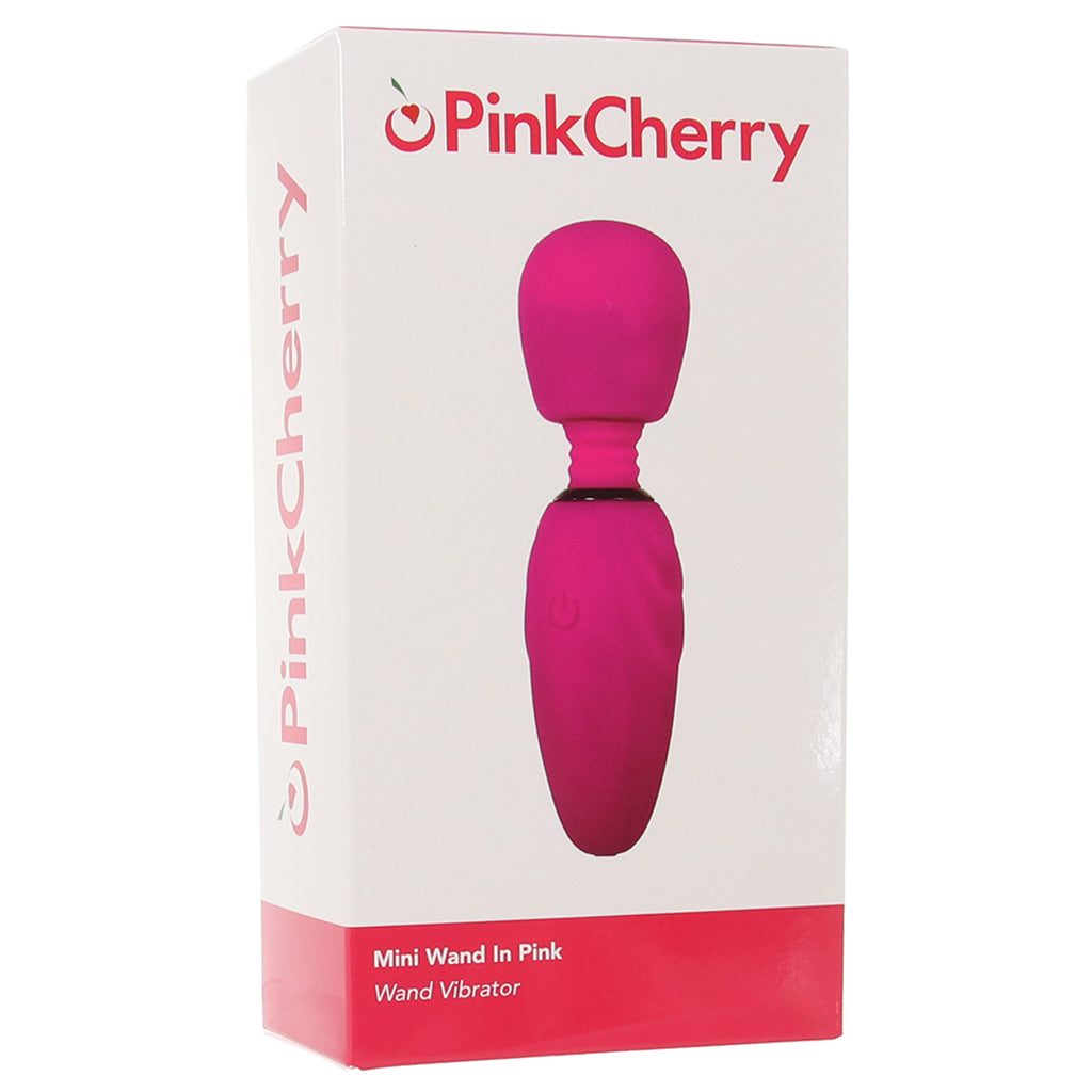 PinkCherry Mini Wand in Pink Vibrators > Clitoral Stimulators
