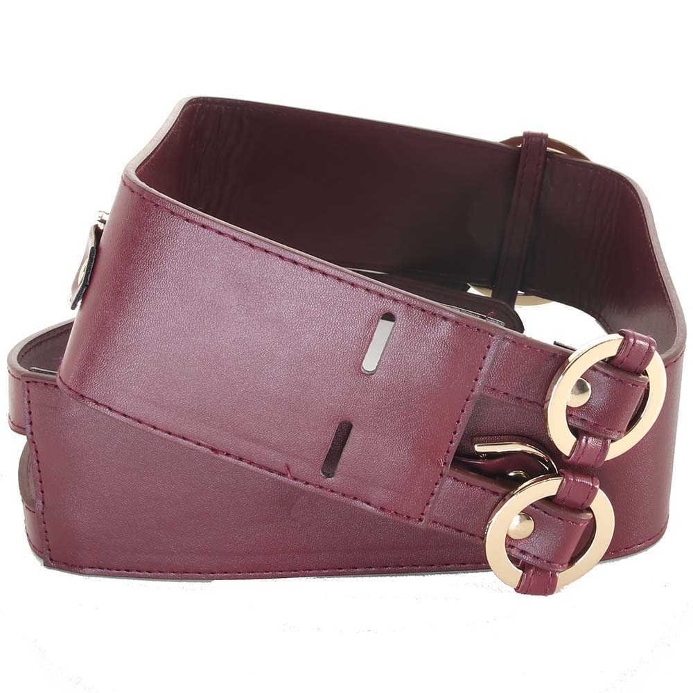 Ouch! Halo Burgundy Waist Bondage Belt /M Bondage and Fetish > Restraints