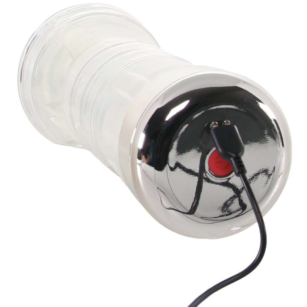 PDX Elite ViewTube XXL LED Stroker Male Masturbators > Self-Contained Strokers