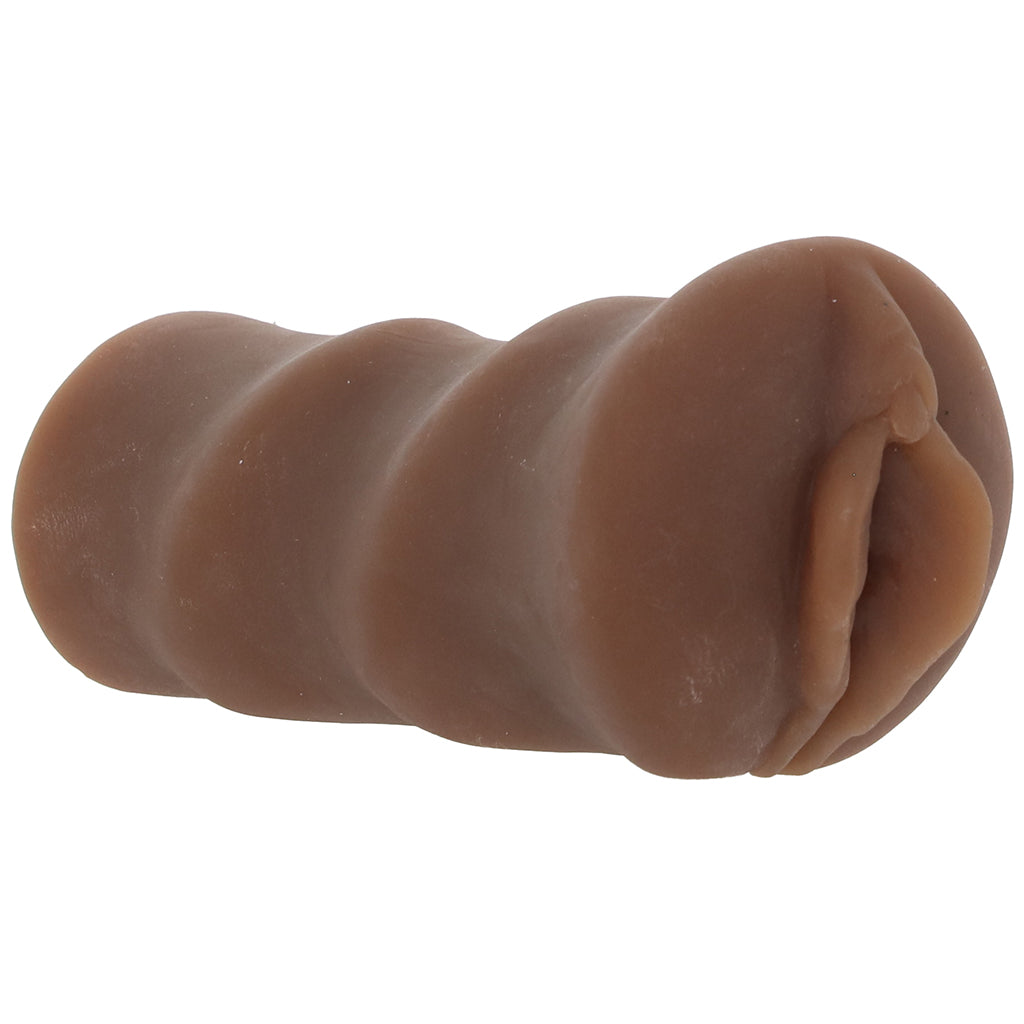 Vivid Raw Pound It Pure Skin Stroker in Brown Male Masturbators > Pocket Strokers