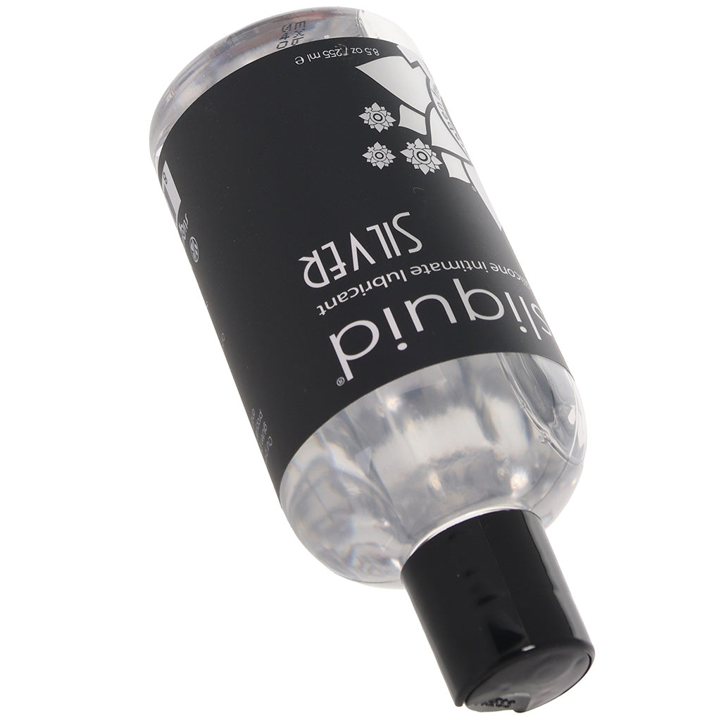 Silver Silicone Intimate Lubricant in 8.5oz/255ml Lubes and Lotions > Silicone Based Sex Lubes
