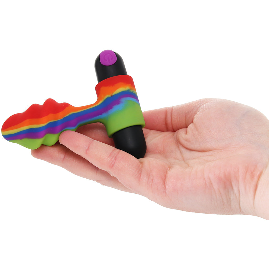 Bang! Vibrating Rainbow Butt Plug with Remote Anal Sex Toys > Butt Plugs