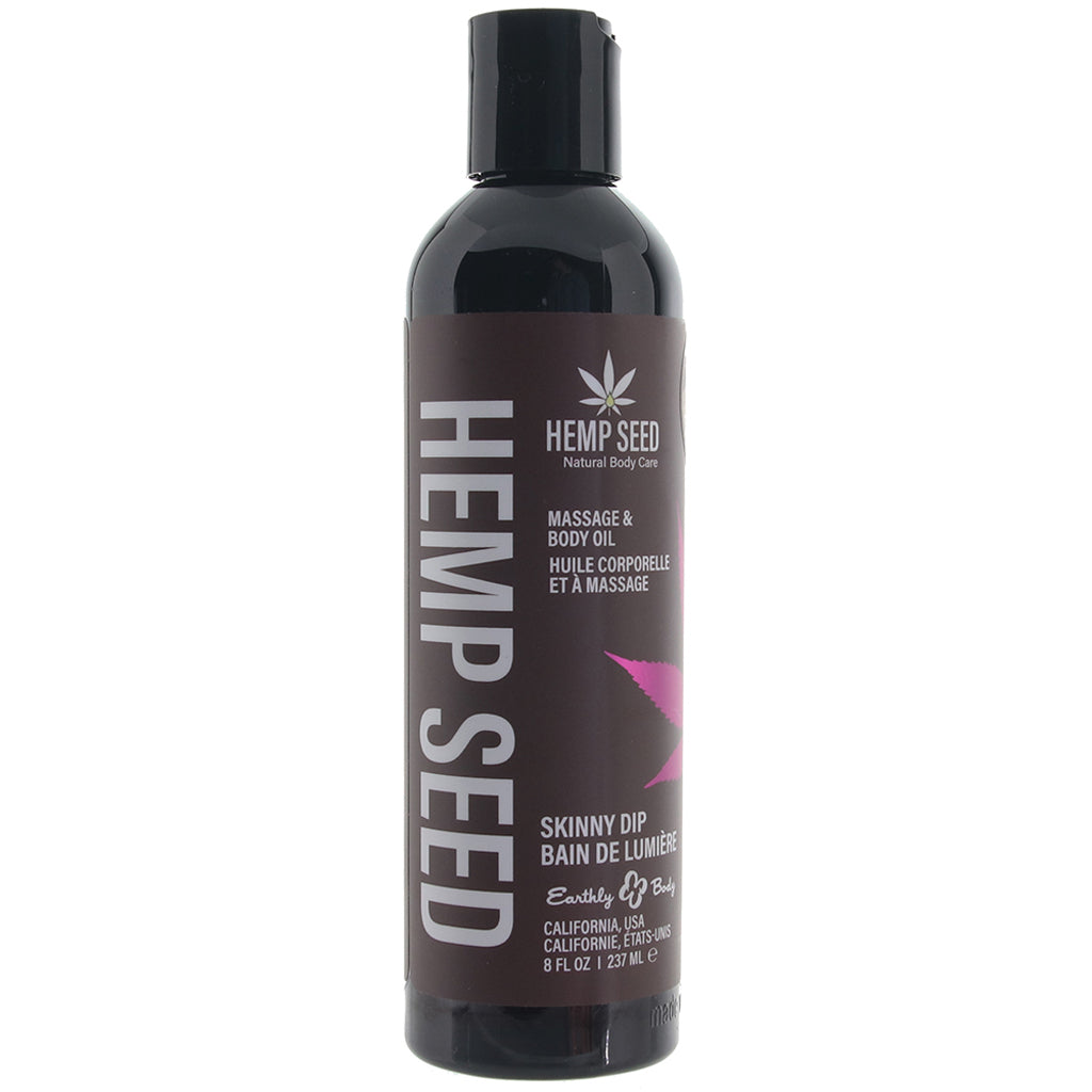 Hemp Seed Massage Oil 8oz/236ml in Skinny Dip Sensual Love > Massage