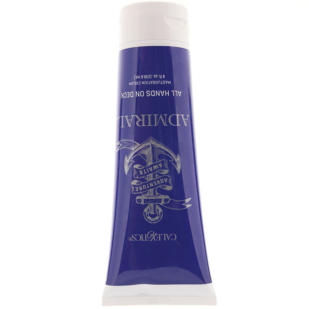 Admiral All Hands On Deck Masturbation Cream in 8oz/236ml Lubes and Lotions > Oil Based Sex Lubes