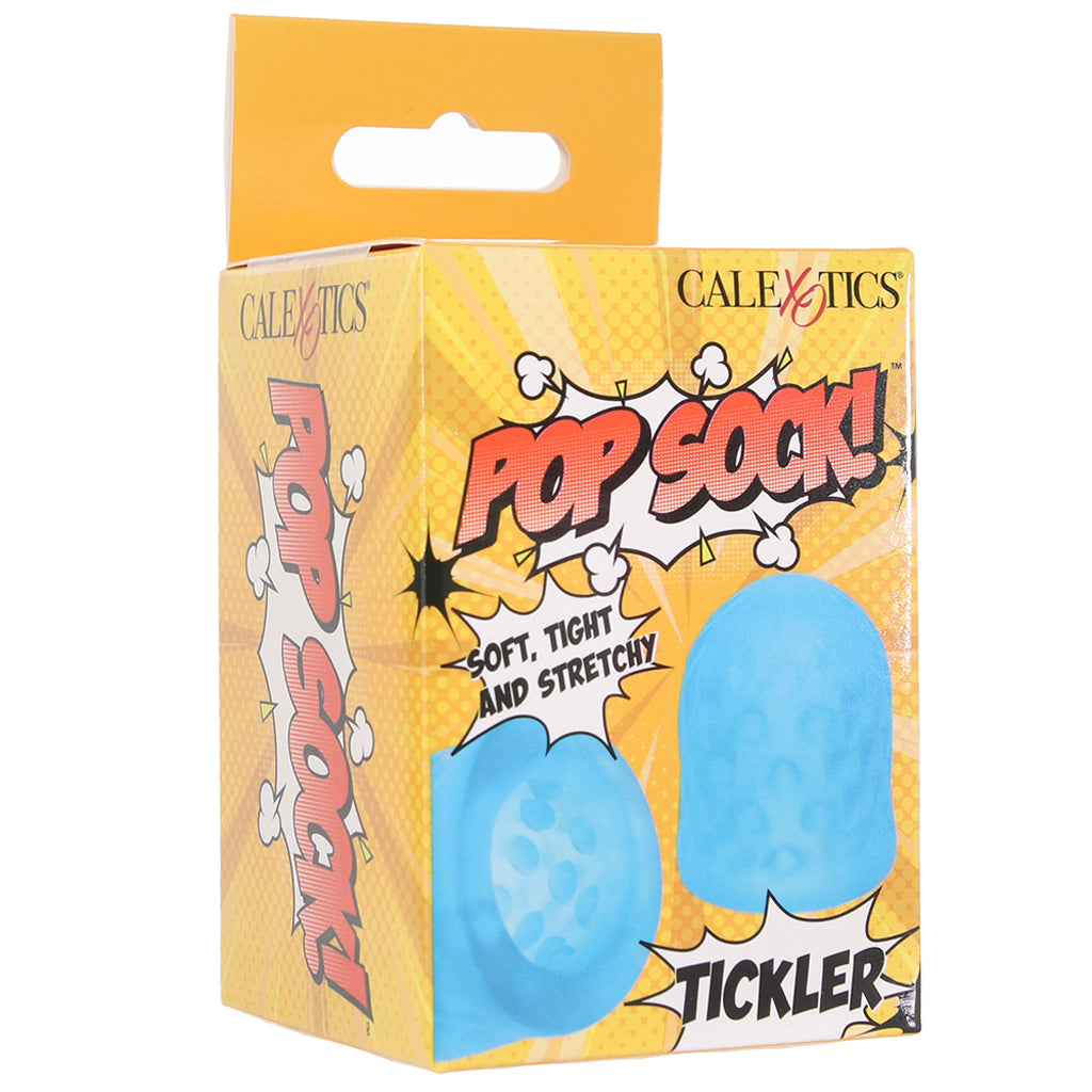 Pop Sock! Tickler Mini Stroker in Blue
