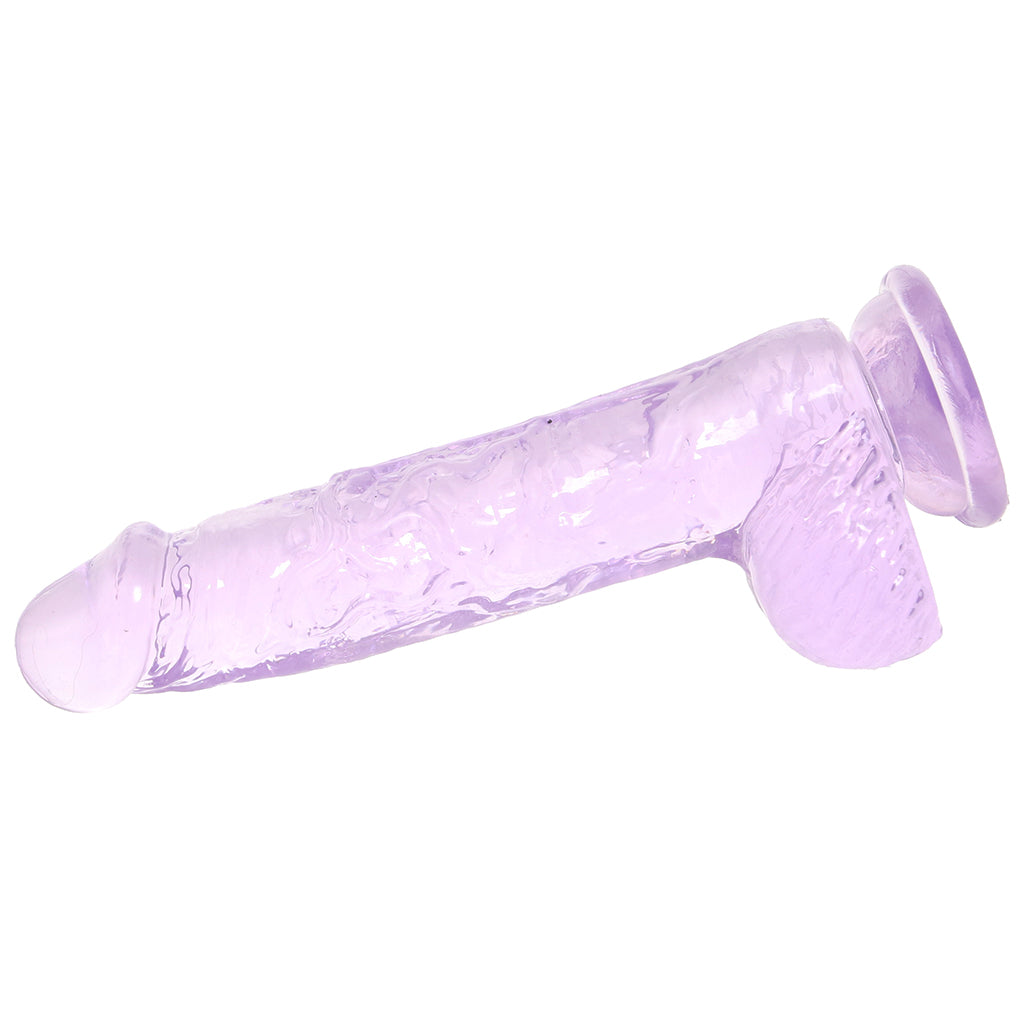 RealRock 5 Inch Realistic Ballsy Dildo in Purple Dildo Sex Toys > Realistic Dildos