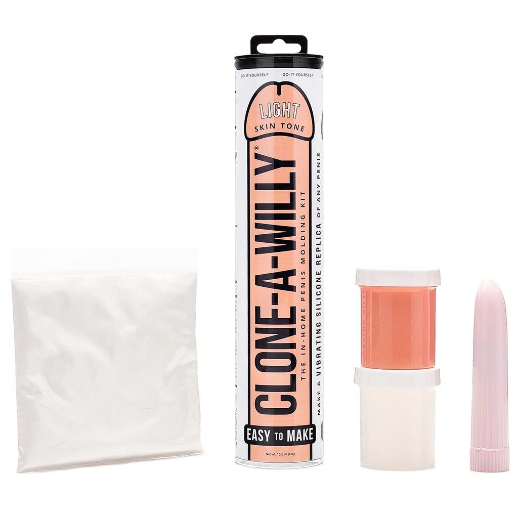 Clone-A-Willy Vibrator Kit in Light Skin Tone Vibrators > Realistic Vibrator Dildos