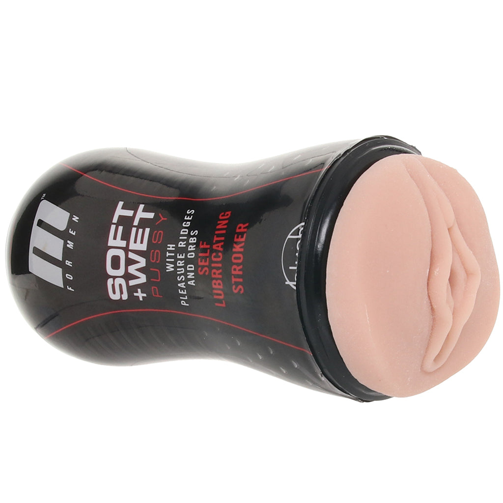 M For Men Soft + Wet Pussy in Pleasure Ridges & Orbs Male Masturbators > Pocket Strokers