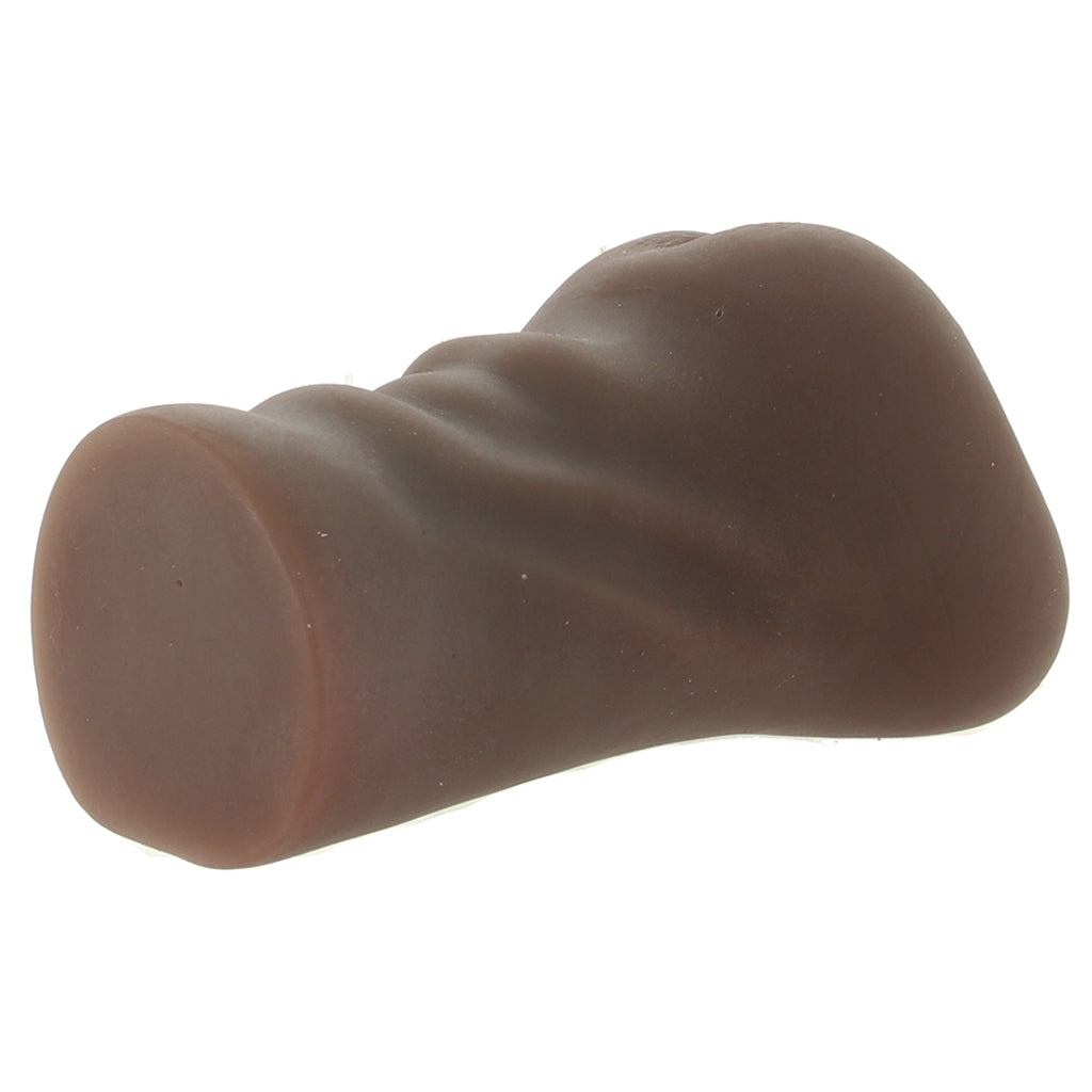Stroke It Anatomical Pussy Stroker in Brown Male Masturbators > Pocket Strokers