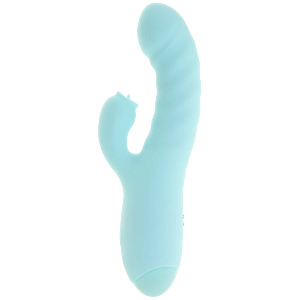 Luv Heat Up Thruster Rabbit Vibe in Aqua Vibrators > Rabbit Vibrators