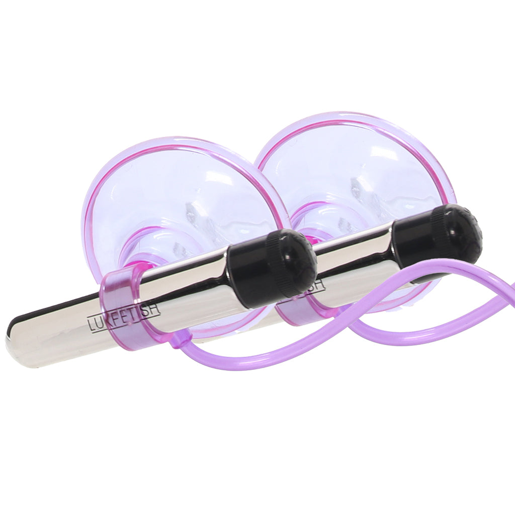 Vibrating Nipple Suckers with Quick Release Bondage and Fetish > Nipple Stimulators & Clamps