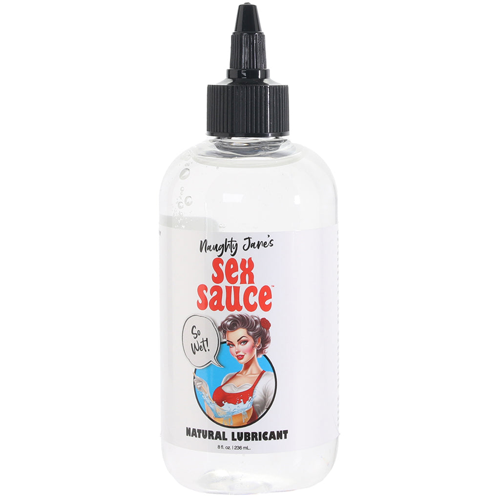 Naughty Jane's Sex Sauce Natural Lubricant in 8oz/236ml Lubes and Lotions > Water Based Sex Lubes