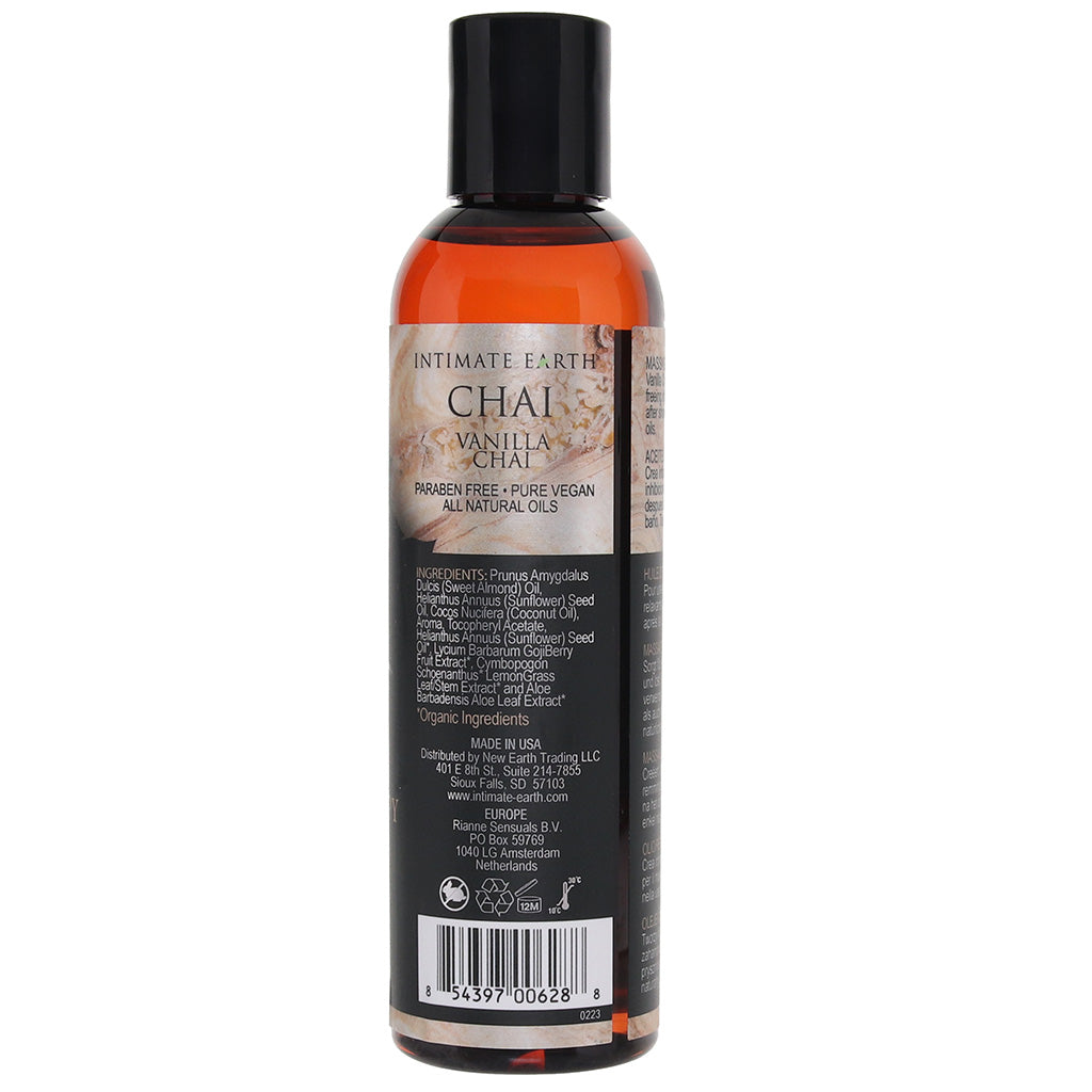Vanilla Chai Massage Oil in 4oz/120ml Sensual Love > Massage