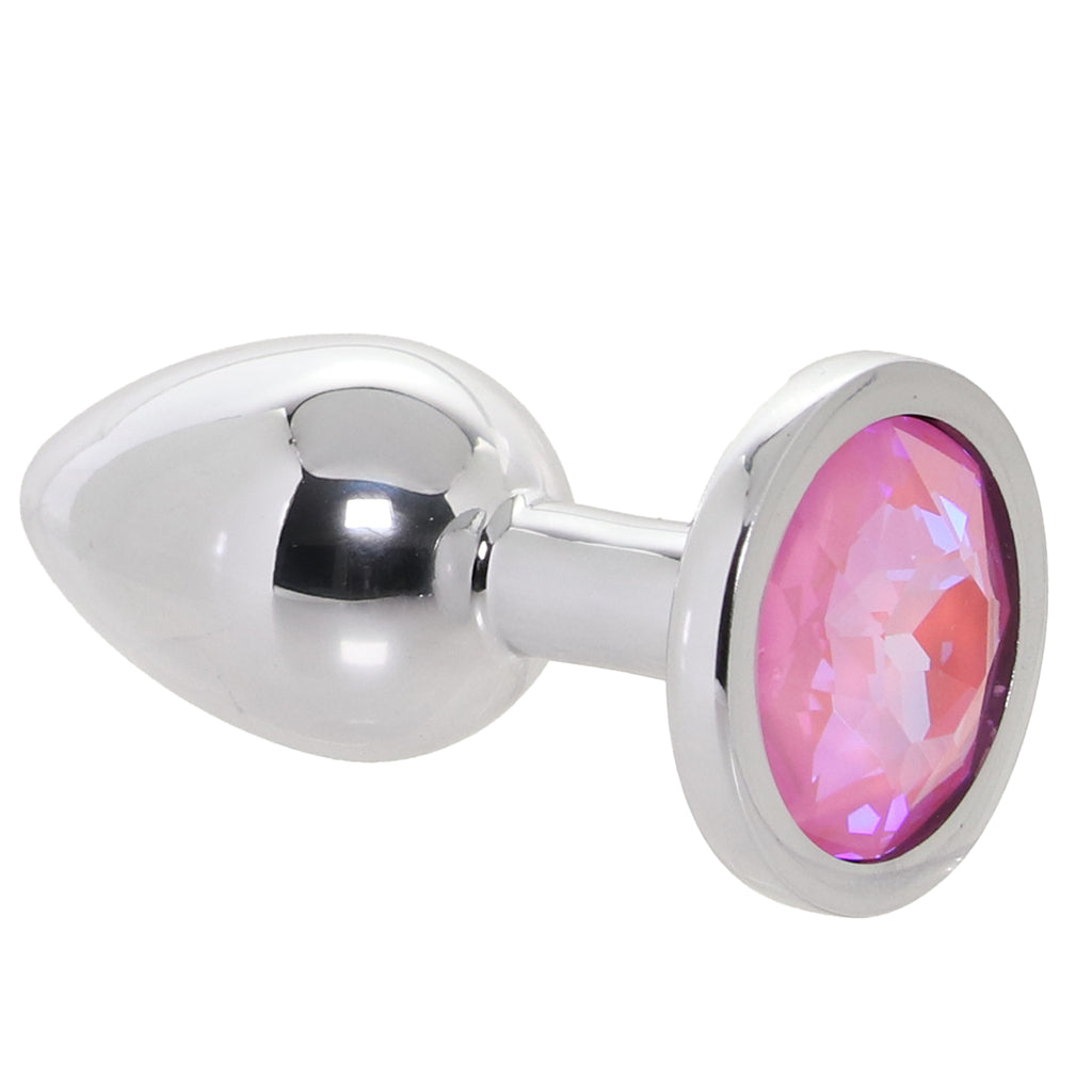Rear Assets Small Pink Gem Plug Anal Sex Toys > Butt Plugs