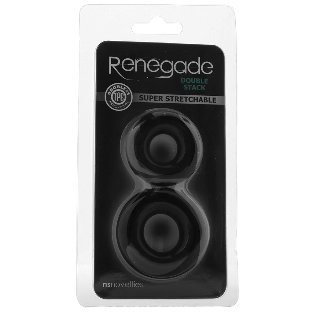 Renegade Double Stack Cock Rings in Black Cock Rings