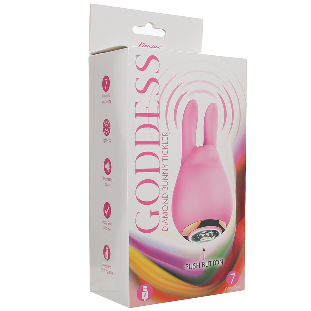 Goddess Diamond Bunny Tickler Vibe Vibrators > Clitoral Stimulators