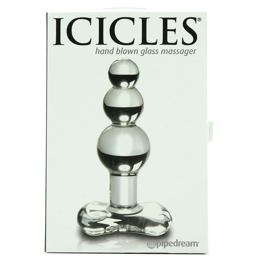 Icicles No. 47 Glass Plug Anal Sex Toys > Butt Plugs
